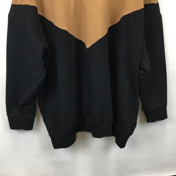 Torrid Super Soft Fleece Chevron Colorblock Sweatshirt Relaxed Fit Size 4X - Picture 4 of 10